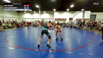 140 lbs Cael Brown, Pennsylvania Red vs Jace Klendworth, Iowa Red