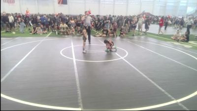 52 lbs Quarterfinal - Taylor Ortivez, Ranch Hand Wrestling vs Joseph Clark, Way Out West