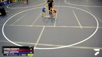 67 lbs Cons. Round 2 - Cayden McDonald, No Nonsense Wrestling vs Brody Hartmann, Shakopee Mat Club