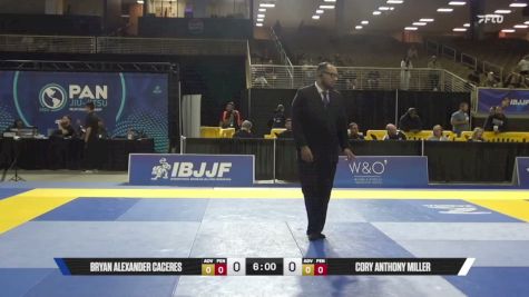 Cory Anthony Miller vs Bryan Alexander Caceres 2026 Pan Jiu Jitsu IBJJF Championship