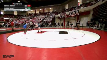 170 lbs Final - Keirra Brown, Sapulpa HS Girls vs Gracie Berry, Edmond North Girls