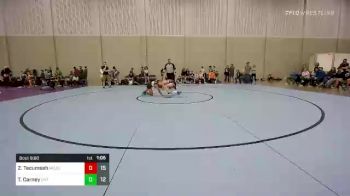 100 lbs Rr Rnd 1 - Zechariah Tecumseh, Mojo Grappling Academy 14U vs Thomi Carney, Untouchables 14U