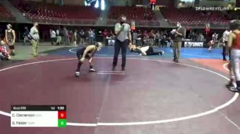 90 lbs Final - Griffin Felder, Harrisburg vs Chase Clemenson, Bison WC