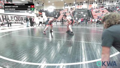 170 lbs Consolation - Beckett Taylor, Tahlequah Wrestling Club vs Jack Wilson, Fort Gibson Youth Wrestling