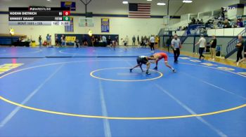 125 lbs Champ. Round 1 - Ernest Grant, Fort Hays Tech Northwest vs Koehn Dietrich, Newman