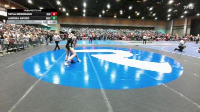 140 lbs Champ. Round 1 - Aurora Arvizo, Casa Grande vs Tayla McDonagh, Galena