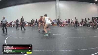 175 lbs Semis (4 Team) - Gabe Flick, Indiana Outlaws vs Wyatt Goff, Georgia United Red