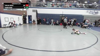 53 lbs Cons. Round 4 - Radd Diad, Shootbox Rigby vs Rulon Beck, Bulldog Wrestling Club