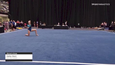Hailey Ward - Women's Group, Twin City Twisters - 2021 Women's Xcel Region 4 Championships