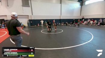 85 lbs Champ. Round 1 - Jasper Barron, Dragon Youth Wrestling vs Asher Johnson, 3F Wrestling