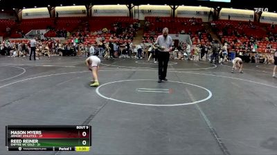 88 lbs Round 3 (8 Team) - Mason Myers, Armory Athletics vs Reed Reiner, Empyre WC Gold