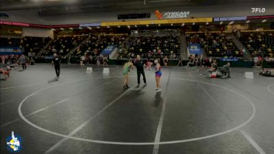 155 lbs Champ. Round 1 - Abby Sawyer, Decorah vs Falasteen Shalabi, Basehor-Linwood HS