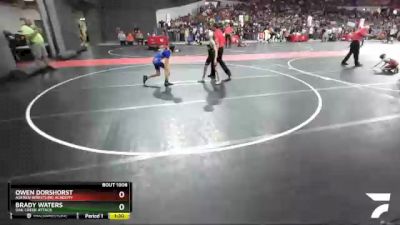 85 lbs Champ. Round 1 - Owen Dorshorst, Askren Wrestling Academy vs Brady Waters, Oak Creek Attack