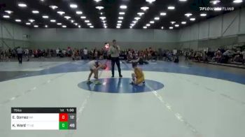 75 lbs Prelims - Ethan Gomez, New Mexico vs Kyler Ward, Team Tulsa NDT