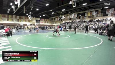 138 lbs Champ. Round 2 - David Martinez, Castle Park vs Oscar Quintana, Imperial