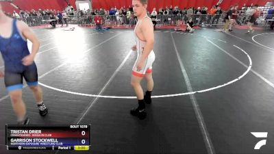 170 lbs Quarterfinal - Tristan Drier, CrassTrained: Weigh In Club vs Garrison Stockwell, Northern Exposure Wrestling Club