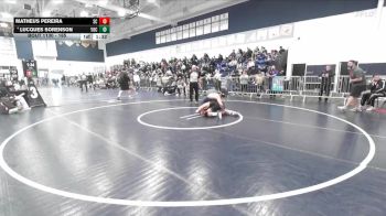 165 lbs Quarterfinal - Matheus Pereira, San Clemente vs Lucques Sorenson, Yucaipa
