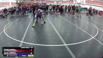 150 lbs 1st Place Match - Tyler Harrill, MWC Wrestling Academy vs Isaac Christo, MWC Wrestling Academy