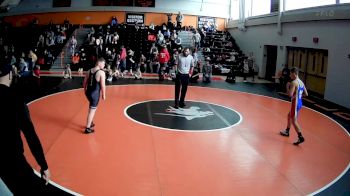 12U - 135 lbs Round 1 - Luke Hughes, Albert Gallatin vs Bentley Ritenour, Mt. Pleasant