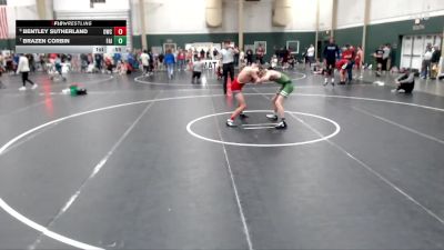 126 lbs Cons. Round 2 - Brazen Corbin, Fairbury vs Bentley Sutherland, Oberlin Wrestling Club