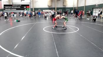 126 lbs Cons. Round 2 - Brazen Corbin, Fairbury vs Bentley Sutherland, Oberlin Wrestling Club