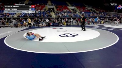 113 lbs Champ. Rd Of 128 - Jackson Jacobs, MI vs Ethan Powell, OH