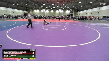 285 lbs Cons. Round 4 - Roberto Macias-sidzyik, Creighton Preparatory School vs Case Cooper, Timberland