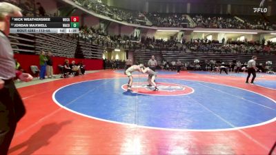113-4A Cons. Round 3 - Jordan Maxwell, Ware County vs Nick Weathersbee, Woodland, Cartersville