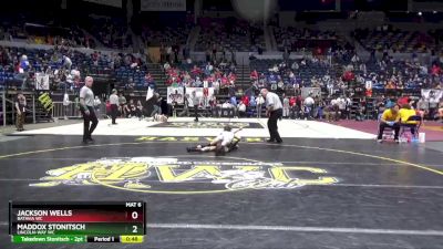 100 lbs Quarterfinal - Maddox Stonitsch, Lincoln-Way WC vs Jackson Wells, Batavia WC