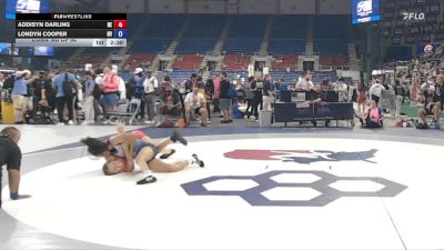 115 lbs Cons. Rd Of 64 - Addisyn Darling, NE vs Londyn Cooper, NV