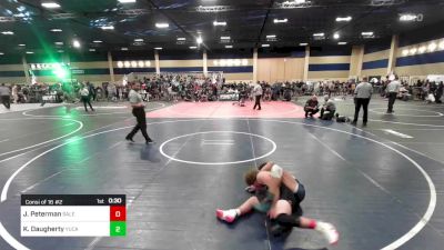 137 lbs Consi Of 16 #2 - Jackson Peterman, Salem Elite vs Keegan Daugherty, Yucaipa Thunder WC