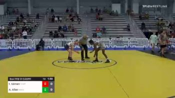 106 lbs Prelims - Tanner Tolman, Top Of Utah Wrestling Club vs Aiden Allen, HoneyBadgerz