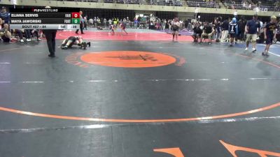 84 lbs Final - Eliana Servis, Fair Lawn vs Maya Jaworski, Forty Fort