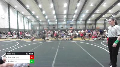 102 lbs Round Of 16 - Jacob Gambito, Scrap Yard Garage vs Josiah Brown, UP Outlaws