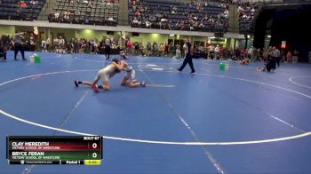 90 lbs Cons. Semi - Bryce Feran, Victory School Of Wrestling vs Clay Meredith, Victory School Of Wrestling