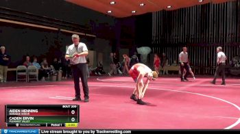 126 lbs Round 2 - Caden Ervin, Pleasant Valley vs Aiden Henning, Dubuque Senior