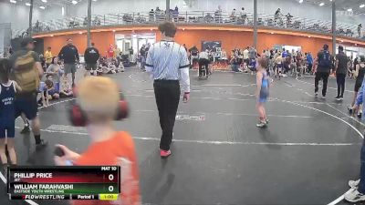 60 lbs Cons. Round 3 - William Farahvashi, Eastside Youth Wrestling vs Phillip Price, JET