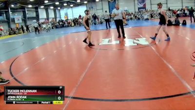 100 lbs Rd# 5- 3:45pm Friday Final Pool - John Rodak, Florida Elite vs Tucker McLennan, Untouchables