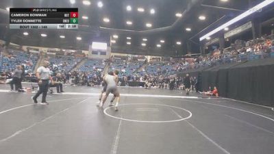 149 lbs Cons. Round 2 - Tyler Donnette, Doane University vs Cameron Bowman, Northern Oklahoma College-Tonkawa