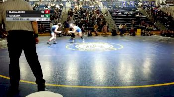 148 lbs 1st Place Match - Paige Jox, Mount Lebanon Hs vs Elaina Ashby, TRINITY HS (Washington)