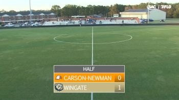 Replay: SAC Women's Soccer Tournament - QF - 2024 Carson-Newman vs Wingate | Nov 9 @ 4 PM