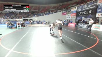 2A/1A Boys 144 3rd Place Match - Noah Cory, Culver Boys vs Draven Marsh, Nestucca Boys