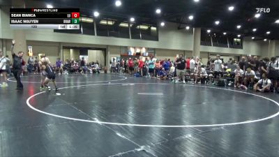 120 lbs Round 3 (6 Team) - Isaac Nguyen, BRAWL White vs Sean Bianca, Level Up