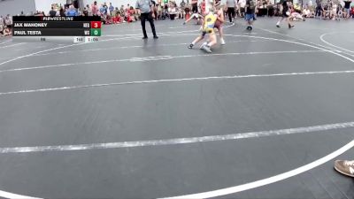 96 lbs Round 2 (6 Team) - Paul Testa, Wrecking Crew vs Jax Mahoney, New England Gold