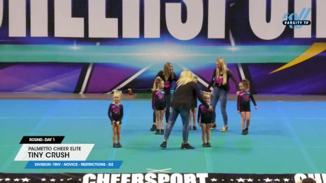 Palmetto Cheer Elite - Tiny Crush [2024 L1 Tiny - Novice - Restrictions - D2 Day 1] 2024 CHEERSPORT Charlotte Classic