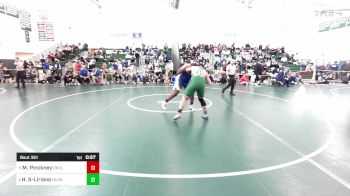 285 lbs Consi Of 8 #2 - Malakye Pinckney, Rockville vs Henry Santana-Liriano, New London