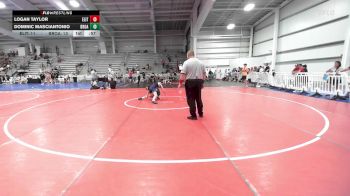 105 lbs Rr Rnd 3 - Logan Taylor, Elite NJ MS Black vs Dominic Masciantonio, Broad Axe Green