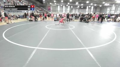 110 lbs 7th Place Match - Mya Robles, Team Takedown vs Charly Eggert, Whatcom Wrestling Academy