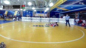 132 lbs Cons. Round 6 - Bekim Zherka, SOT / DOZ vs James Aguilar, Mayhem Wrestling Club
