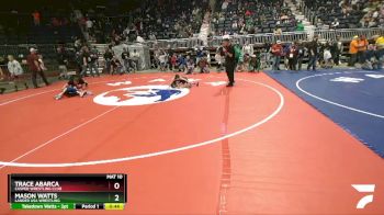 49 lbs Champ. Round 1 - Mason Watts, Lander USA Wrestling vs Trace Abarca, Casper Wrestling Club
